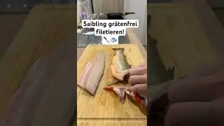 So filetiere ich Saiblinge gr&auml;tenfrei! 🐟🔪 #catchandcook #angeln #saibling #filet #foru