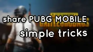 How to share pubg mobile on android