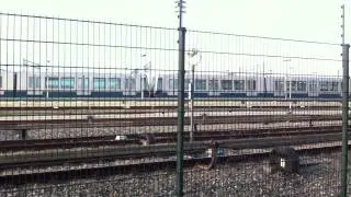 RET Metro 5332+5310+5349 nabij Waalhaven richting het keerspoor