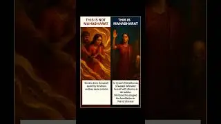 Draupadi Vastarharan scene real vs fake #mahabharata #mahabharat #krishna