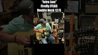 Intro Jam | Firefly FFLGS Double Neck 12/6 #guitar#bluesguitarist #shorts #music
