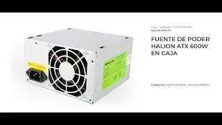 Fuente de Poder Halion ATX 600w