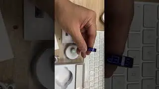 SR16 Stainless Steel Smart Ring LED Display Gesture Remote Photo Taking IP68 Waterproof App Control