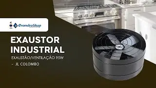 Exaustor Industrial De Parede | 30 cm / 40 cm / 50 cm | Exaustão e Ventilação | JL COLOMBO