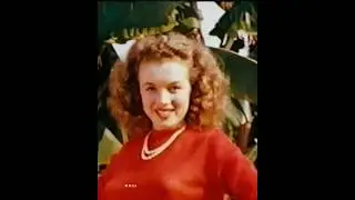 Norma Jeane (Marilyn Monroe) being filmed for the Bluebook modelling agency 1945 #shorts #movie