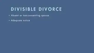 Family Law tutorial: Limited, Divisible, and Same-Sex Couple Divorce | quimbee.com