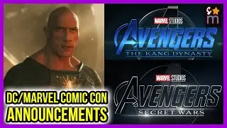 Marvel Announces Phase 5 & Phase 6 (Avengers), DC Showcases Black Adam, Shazam 2 - Comic Con 2022