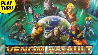 VENOM ASSAULT the Deck Building Game Solo Playthrough