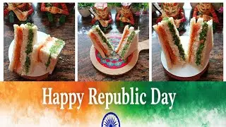 Republic Day special Tri Colour Sandwich  Recipe 