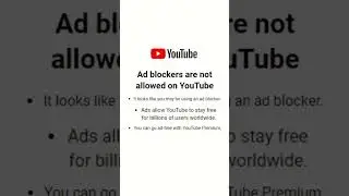 YouTube is BANNING Ad Block?