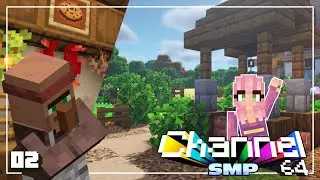 Cottage Interior + Garden! | Channel 64 SMP Ep 02 | Minecraft 1.18 Survival