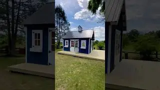 14&rsquo; x 16&rsquo; (onsite build) Storage Shed / She Shed w/deck #gardenshed #shorts #truecraftsheds
