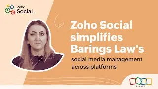 Customer Testimonial | Zoho Social simplifies Barings Law's social media management across platforms