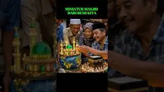 Miniatur masjid indonesia dari bumi kita ☺️🕌 #masjid #miniature #shorts #islam