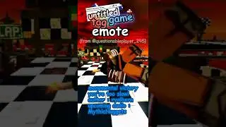 monumental victory | untitled tag game (recode) emote #roblox #untitledtaggame #sonicgenerations