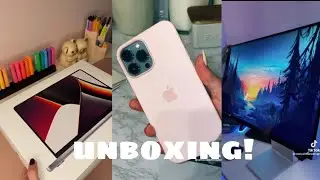 Apple products unboxing asmr|tiktok compilation
