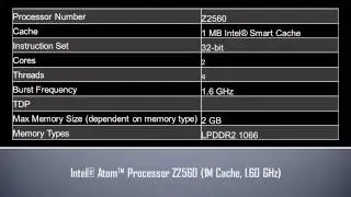 Intel&reg; Atom&trade; Processor Z2560