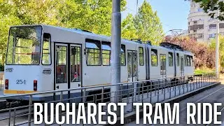 Typical Tram Journey Experience in Bucharest, Romania
