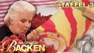 Klassiker im Backzelt: Die Biskuitrolle! 🍓  | Das Große Backen 2015