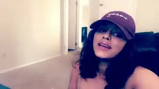 Crazy Talent singing her Bodak Yellow Challenge