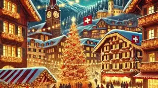 Chur, Switzerland 4K | Christmas market | Alpine city and the capital of the Graubünden canton