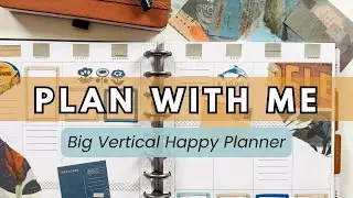 Plan With Me - Big Vertical Happy Planner Spread for One of my Patrons