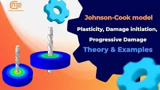 Johnson Cook model: Abaqus plasticity and damage simulation