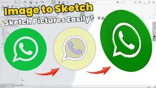 Convert Logos into Sketches with AutoTrace in SolidWorks