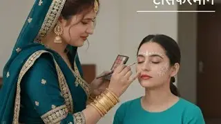 Radha Rani makeup 💄🙏🌷#radharani #shorts 