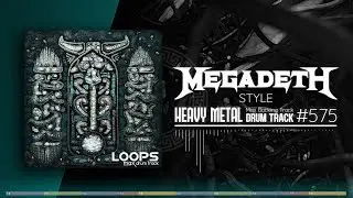 Heavy Metal Drum Track / Megadeth Style / 160 bpm