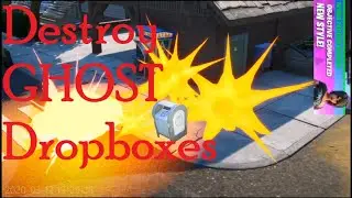 HOW TO Destroy Ghost Dropboxes using explosives - Fortnite Season 2