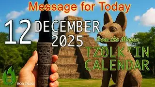 December 12, 2025 | Embodied Illumination & Centered Foundation | Mayan Calendar #dailymessage
