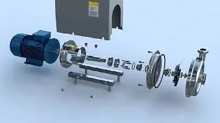 DONJOY Stainless Steel Hygienic Centrifugal Pump with Open Impeller