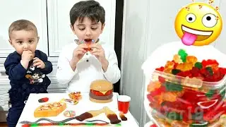 Yusuf Emir ve Efe Jelibon challenge yaptılar çok eğlendiler