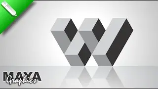 3D W Logo Design in Coreldraw | Logo Design Tutorial | Maya Graphics | #logodesign