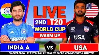 🔴Live: India vs USA, ICC World Cup 2026 | 2ND T20 Match Live | IND vs USA | live Score & Analysis