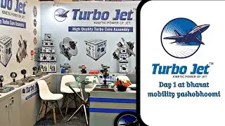 Day 1 at bharat mobility yashobhoomi / Turbo jet kinetic power of jet core assembly expo