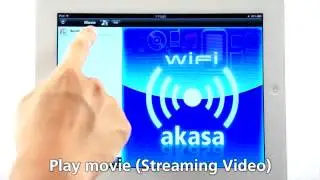 Akasa Duo Dock X WiFi HDD Docking Station Apple iPad Setup Video