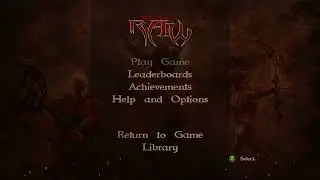 R.A.W. (Xbox 360 game on Series X)