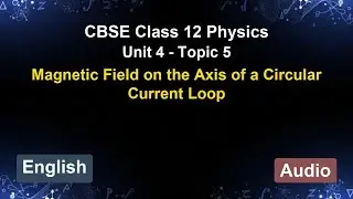 Unit 4 &ndash; Magnetic Field on the Axis of a Cir... | CBSE 12th Physics (English) | The 5-Minute Teacher