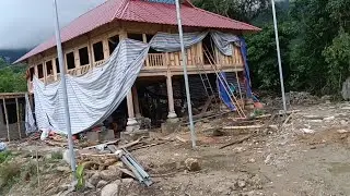 Restore traditional stilt houses