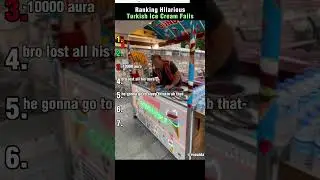 Ranking Hilarious Turkish Ice Cream Fails #tiktok #usa #turkishicecream #turkishicecreamman