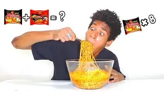 Korean Fire Noodles Challenge (x8 Packs)
