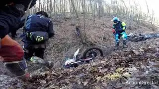 Hard Enduro cu Yamaha YZ250F 2008.