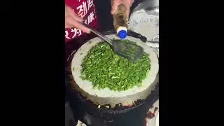 Chive pancake  #food #streetfood #foodiesfavoritechannel #delicious