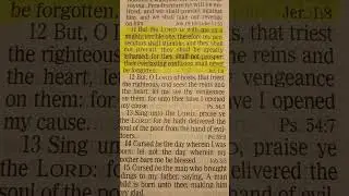 Jeremiah 20:11 But the Lord is with me as a mighty terrible one my persectors shall stumble.