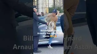 BILLIONAIRE BERNARD ARNAULT&rsquo;S SON IN AN ASTON MARTIN 🤯💰🔥 #monaco #automobile #billionaire #rich