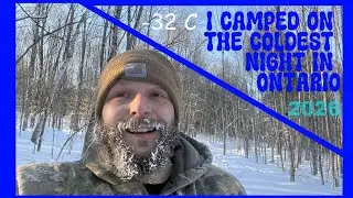 The coldest night in Ontario, Hot tent camping