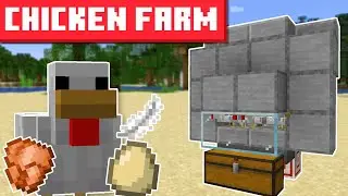Minecraft Automatic Chicken Farm 1.21.11+ - EASY BUILD