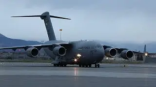 C-17 Evacuates Residents After Typhoon Halong | Alaska ANG-Humanitarian Mission #subscribe #aviation